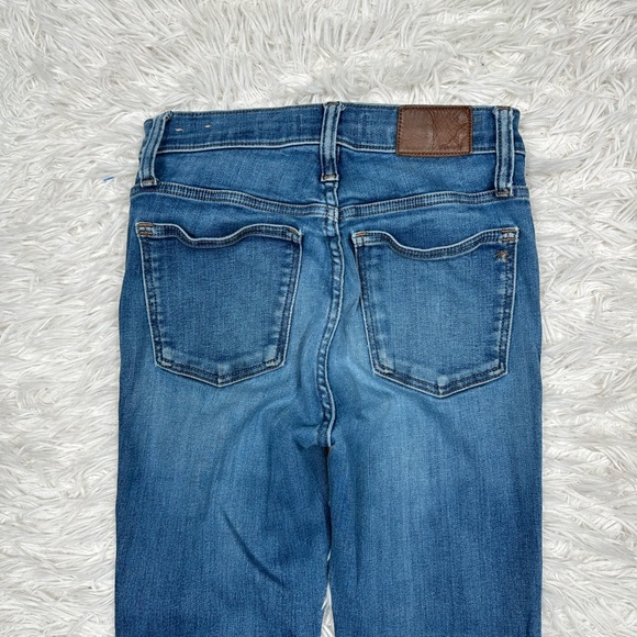 Madewell 10" High-Rise Skinny Jeans in Bradshaw Wash Size 25x27 - Blue - Picture 7 of 11
